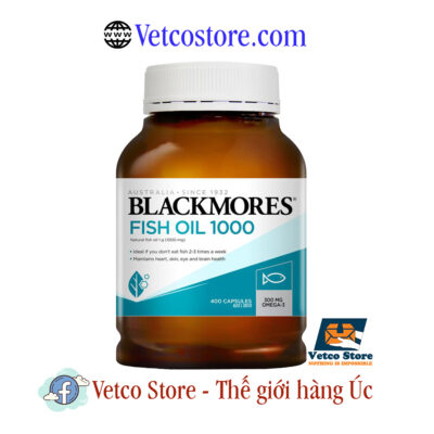 Blackmores Dầu cá CÓ MÙI Mẫu mới 400 viên 4