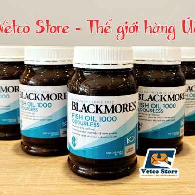 Blackmores Dầu cá KHÔNG mùi 200 viên Mẫu mới 4