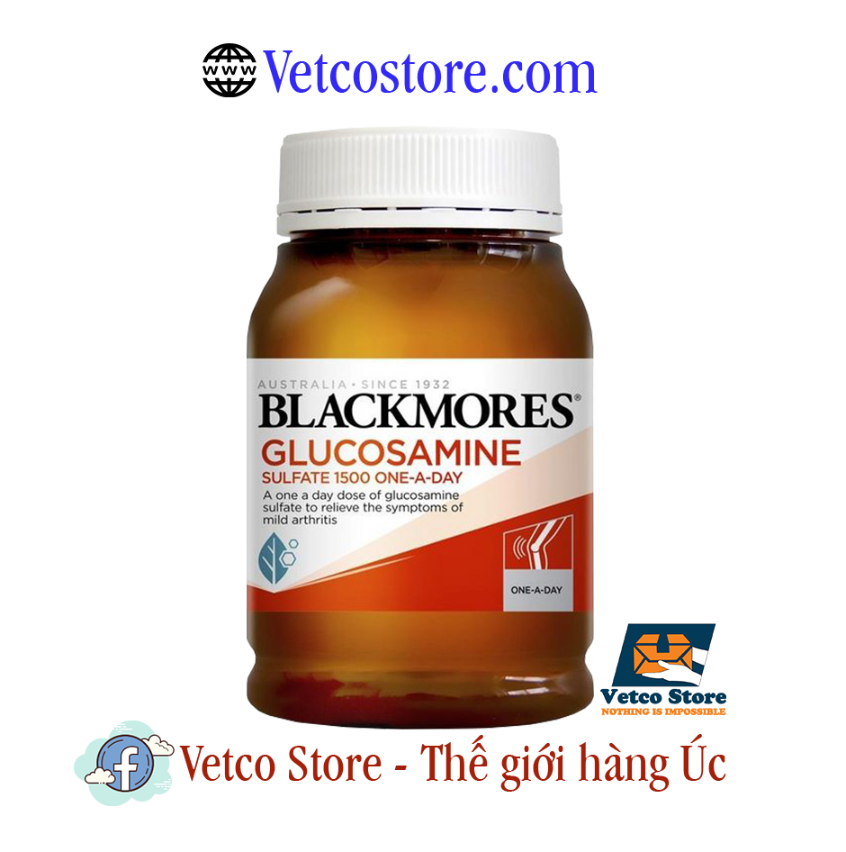 Blackmores Glucosamine 1500mg Hỗ trợ xương khớp Thuốc Bổ Xương Khớp Chai 150v 1