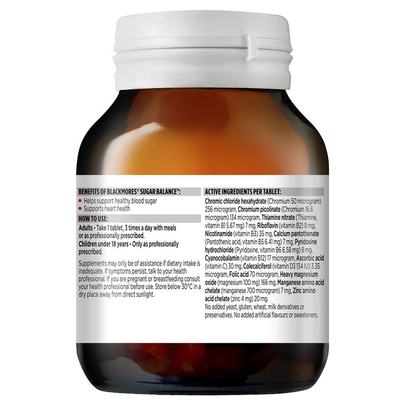 Blackmores Sugar Balance 90 vien Mẫu mới 3