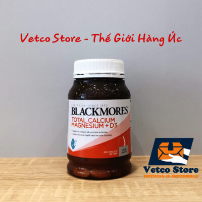Blackmores Total Calcium Magnesium Vitamin D3 200 vien Mau moi 2