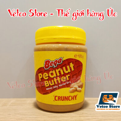 Bơ đậu phộng Bega Crunchy 470g 3