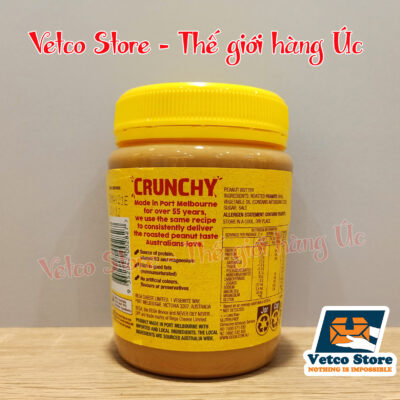 Bơ đậu phộng Bega Crunchy 470g 4