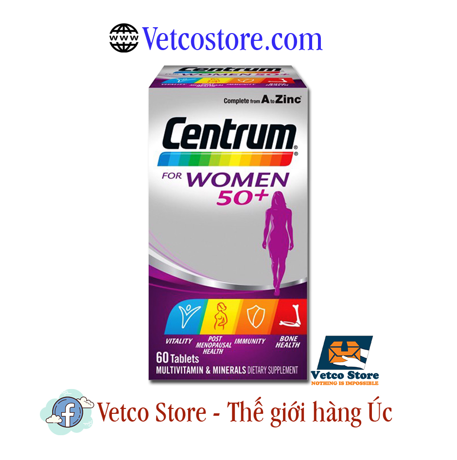 Centrum for women trên 50 buổi 60 viên 1