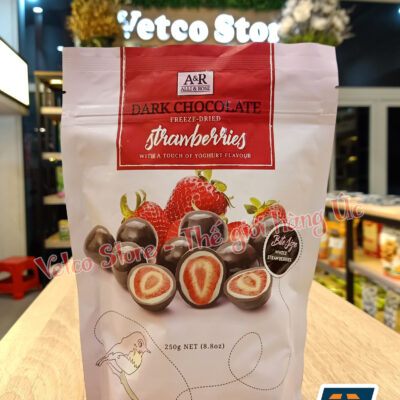 Chocolate đen nhân dâu sấy Alli n Rose 250g 4