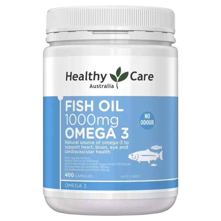 Dầu cá Omega 3 100mg Healthy Care 400 viên Mẫu mới 2