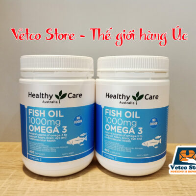 Dầu cá Omega 3 100mg Healthy Care 400 viên Mẫu mới 3