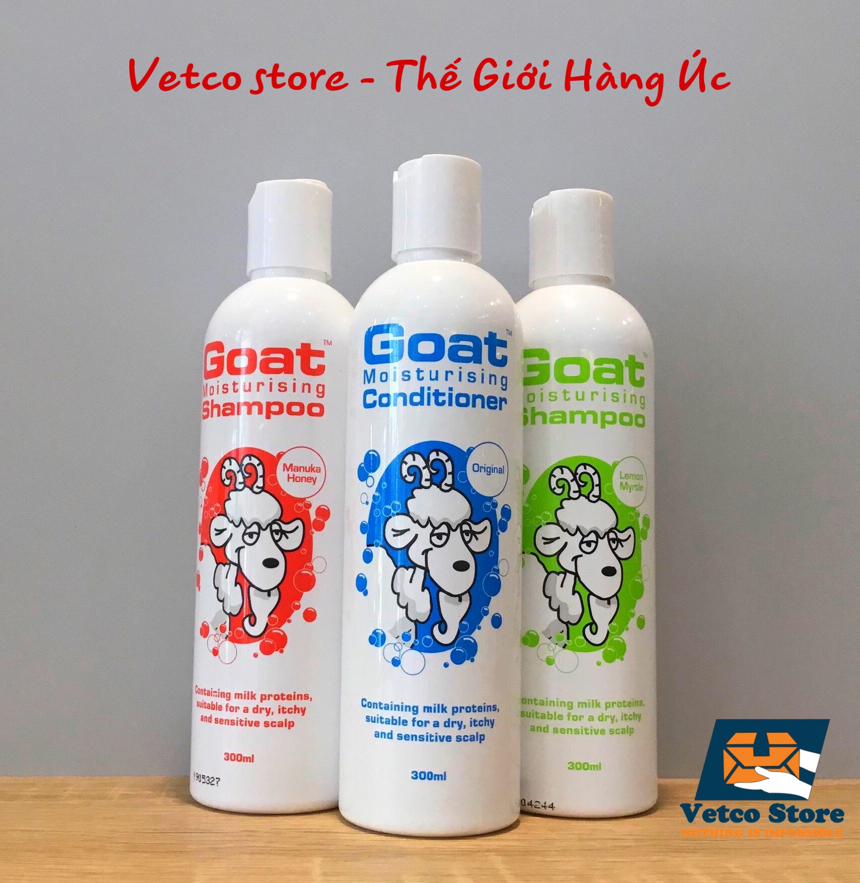 Dầu gội và dầu xả Goat Moisturizing 1