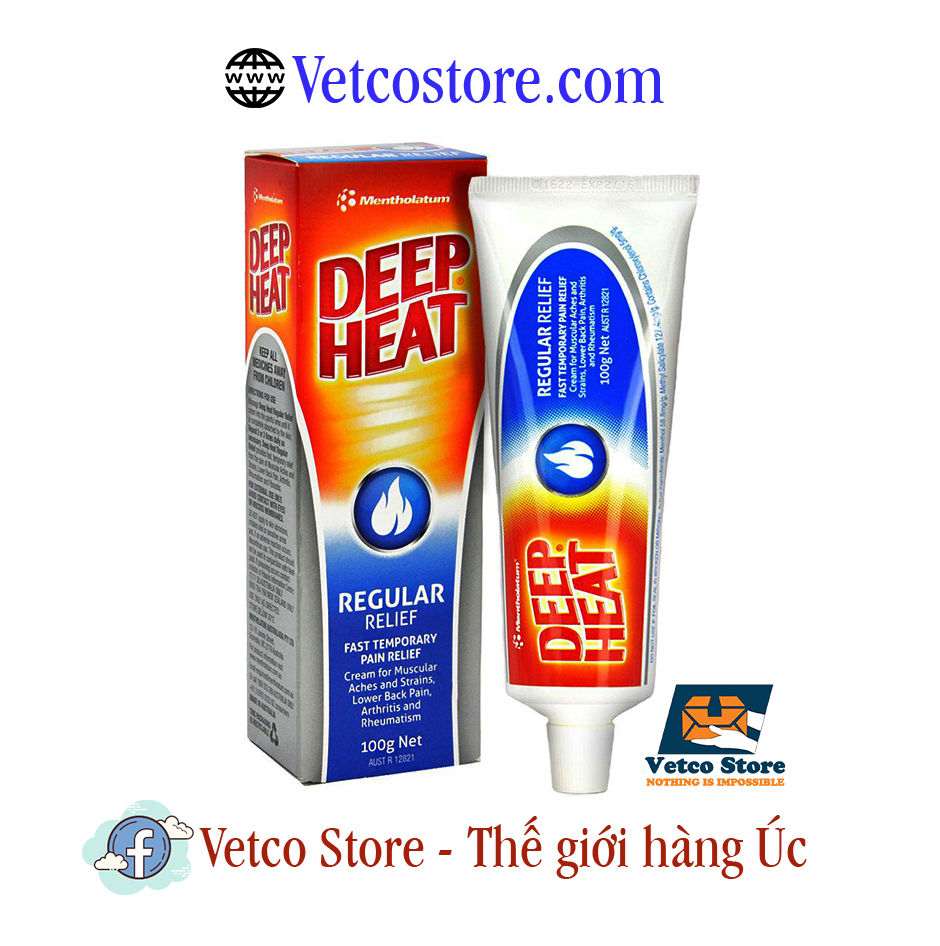 Dau xoa bop Deep Heat Mentholatum 100g 1
