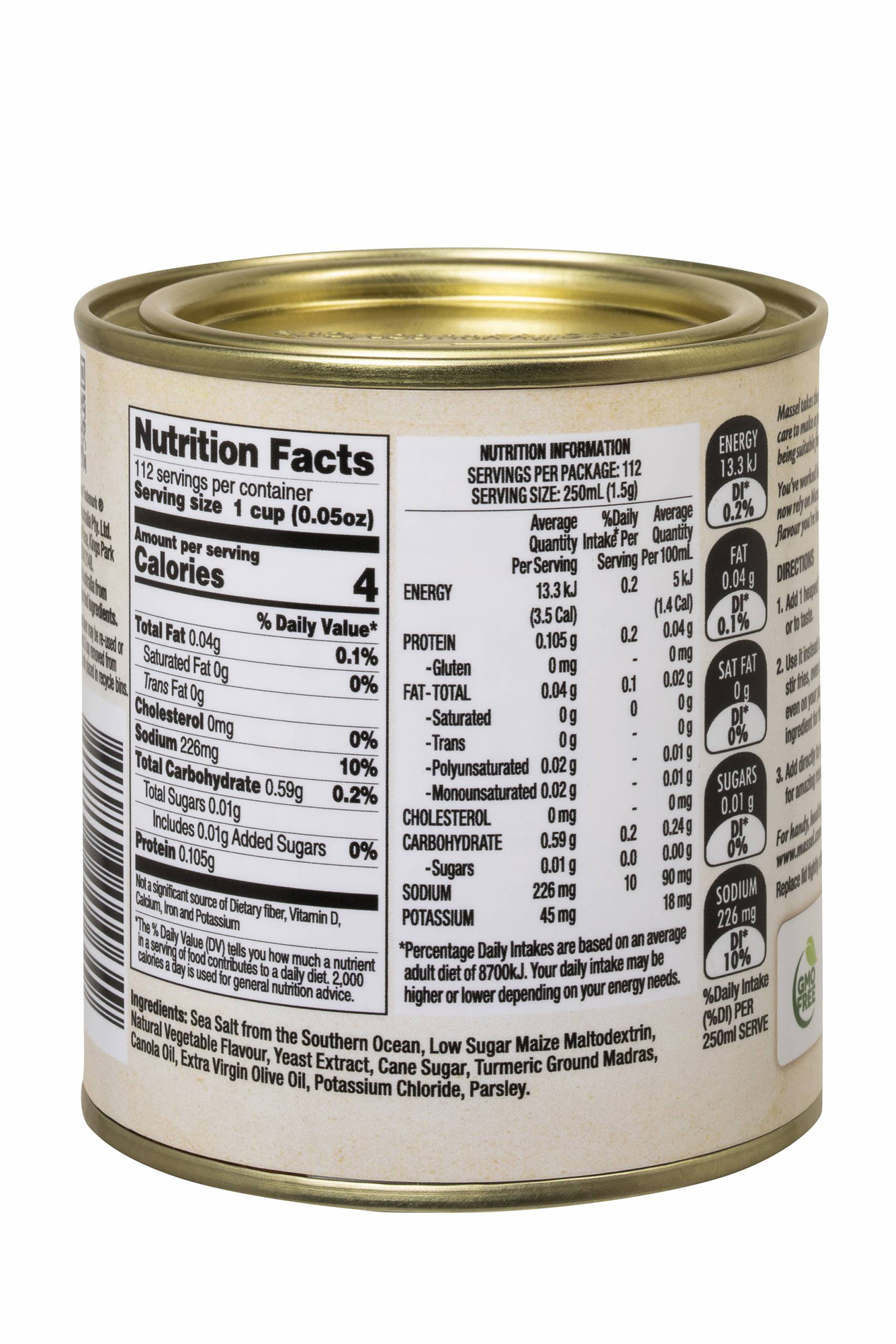 Hạt Nêm Massel Stock Powder Vị Gà 168g 3