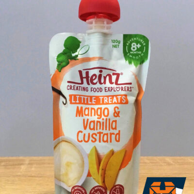 Hoa quả nghiền Heinz 8 tháng Custard vị xoài vanilla 2