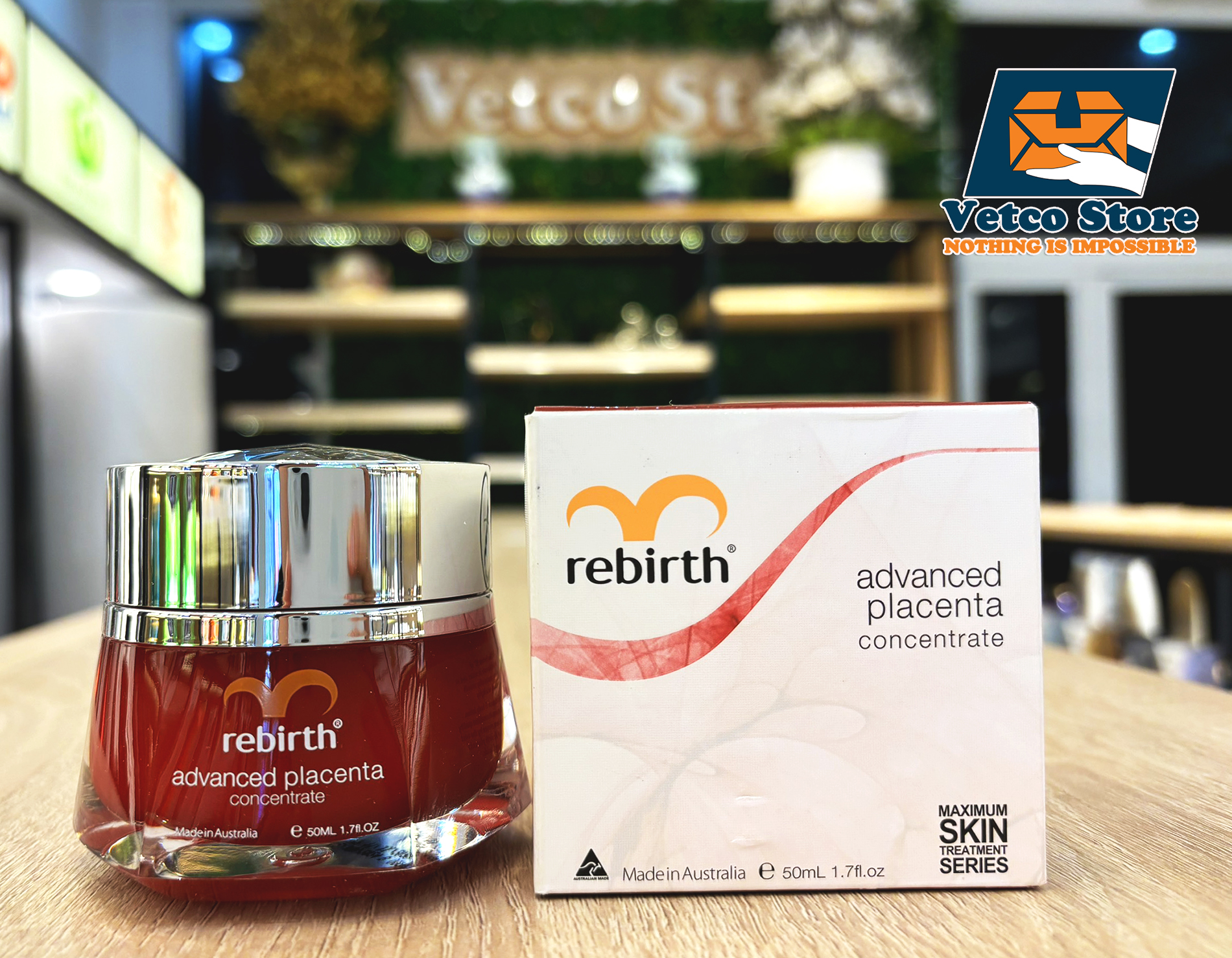 Kem Nhau Thai Cừu Rebirth Advanced Placenta Concentrate 50ml3