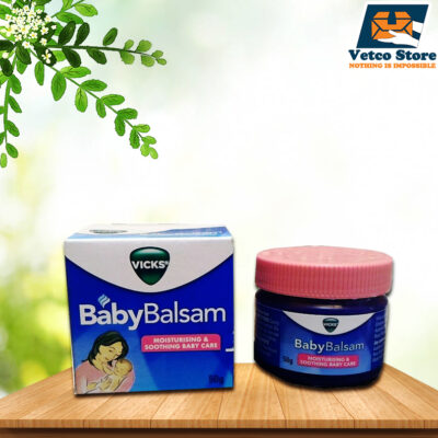 Kem bôi giữ ấm ngực giảm ho BabyBalsam Vicks 50g (Hộp)