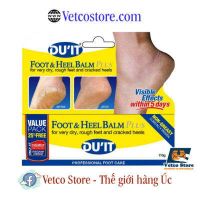 Kem trị nứt gót chân DUIT Foot and Heel Balm Plus 110g 1