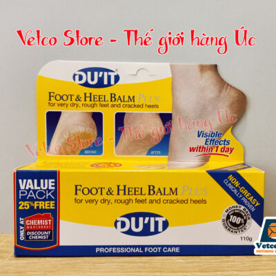 Kem trị nứt gót chân DUIT Foot and Heel Balm Plus 110g 4