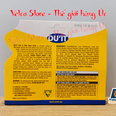 Kem trị nứt gót chân DUIT Foot and Heel Balm Plus 110g 5