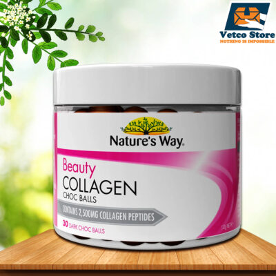Kẹo Chocolate Collagen Nature's Way 30 viên
