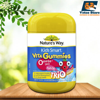 Kẹo Kids Smart Vita Gummies Omega 3 DHA Fish Oil