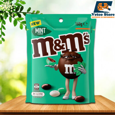 Kẹo Chocolate M&M Mint Vị Bạc Hà 160g Úc