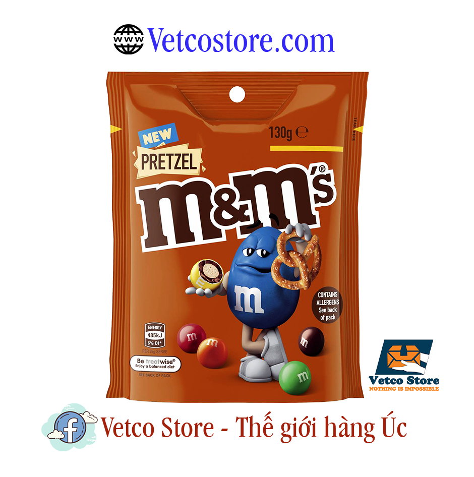 Kẹo MnM Pretzel 130g 3