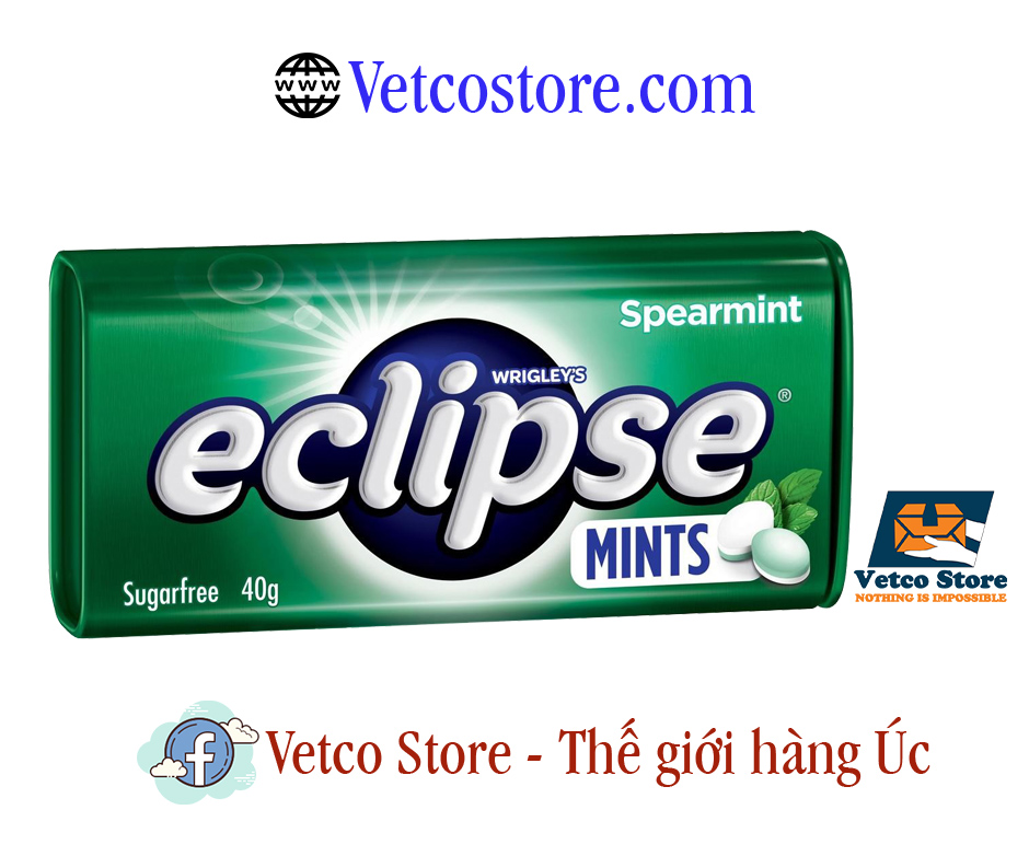 Kẹo eclipse 40g spearmint 2
