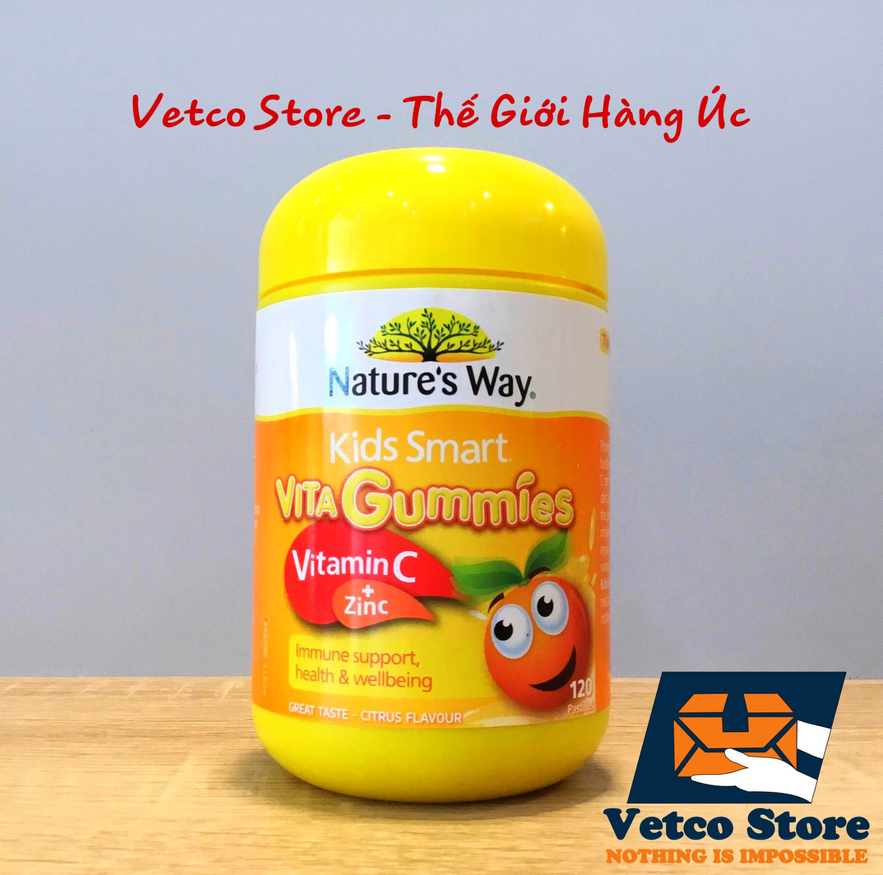 Keo kids smart Vita gummies vitamin c zinc 120 vien 2