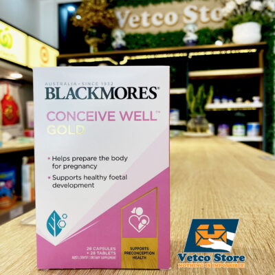 Kích trứng hổ trợ sinh sản Blackmores Conceive Well Gold2