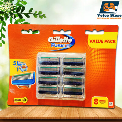 Lưỡi Dao Cạo Râu Gillette Fusion (Vỉ 8 lưỡi)