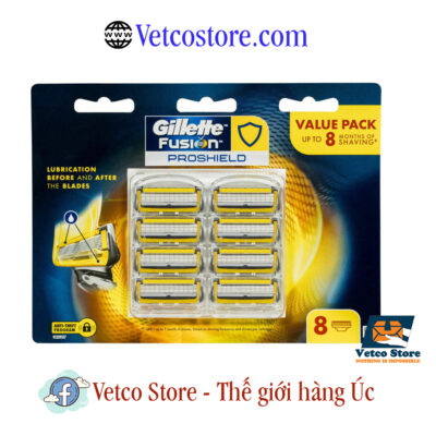 Lưỡi Dao Cạo Râu Gillette Fusion Proshield 8pcs 1