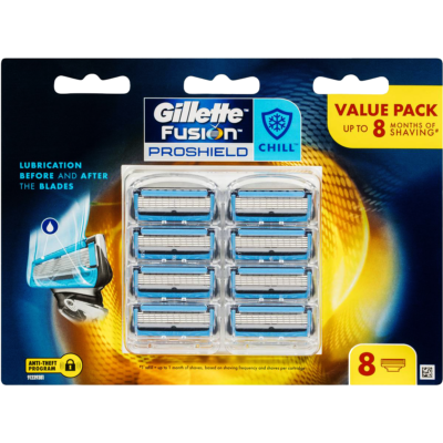 Lưỡi dao Gillette Fusion Proshield Chill Vỉ 8 cái 2