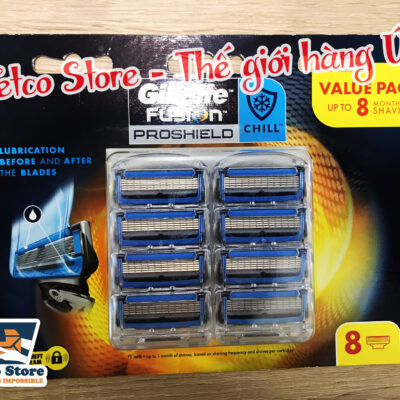 Lưỡi dao Gillette Fusion Proshield Chill Vỉ 8 cái 4
