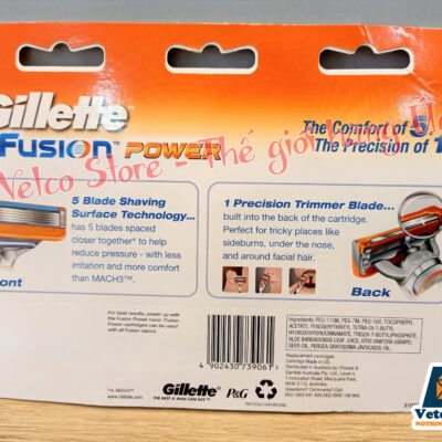 Lưỡi dao cạo râu Gillette Fusion Power Vỉ 8 lưỡi 5
