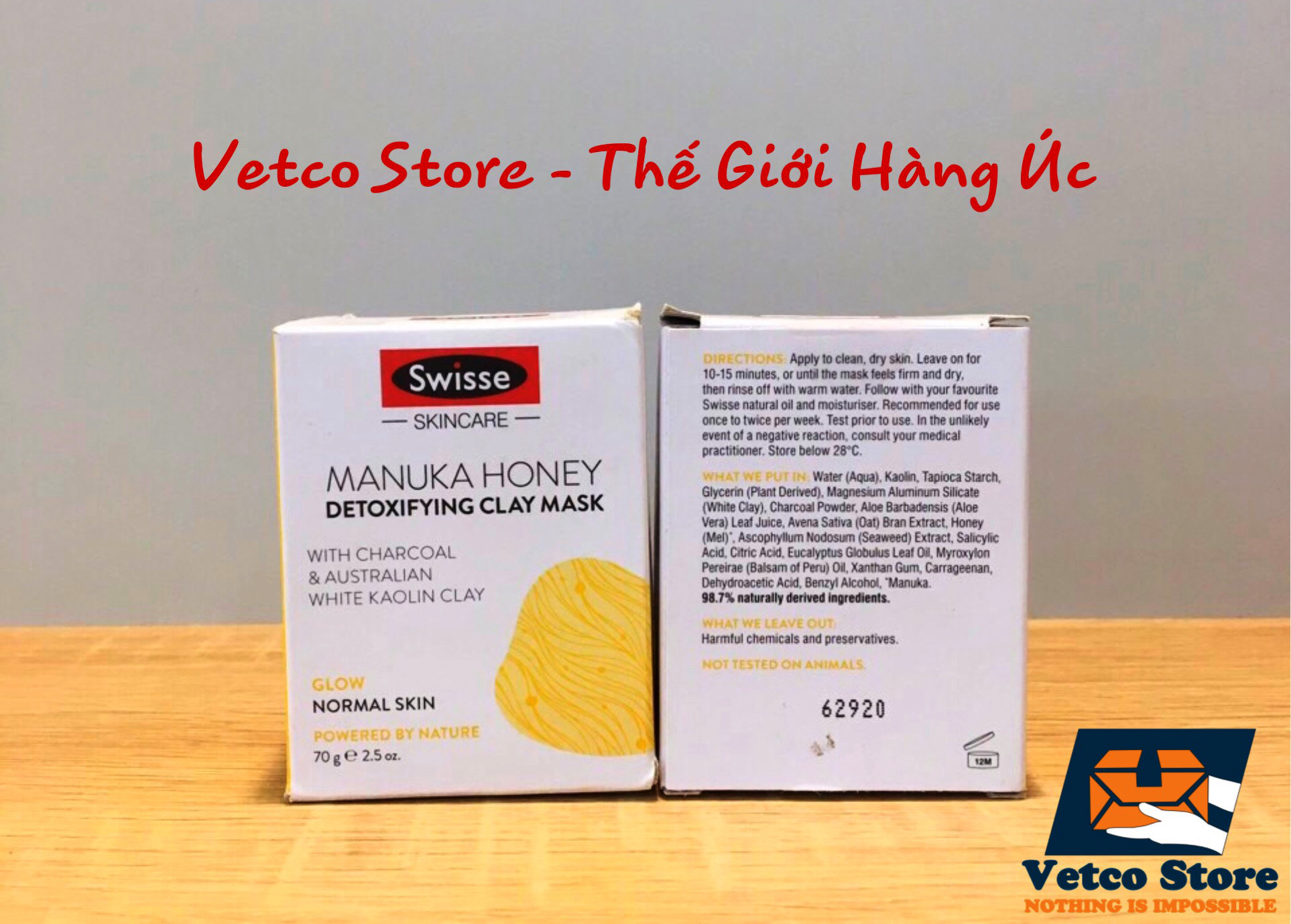Mặt nạ thải độc Swisse Manuka Honey 70g 2