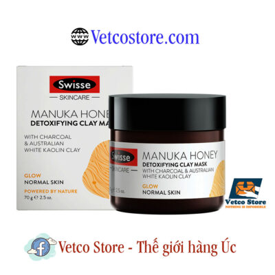 Mặt nạ thải độc Swisse Manuka Honey 70g 5