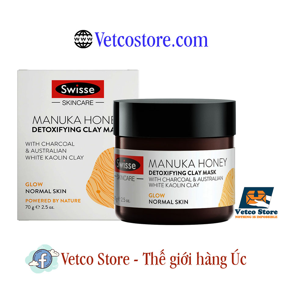 Mặt nạ thải độc Swisse Manuka Honey 70g 5