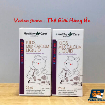 Milk Calcium Healthy Care dạng nước cho bé 25mL 2