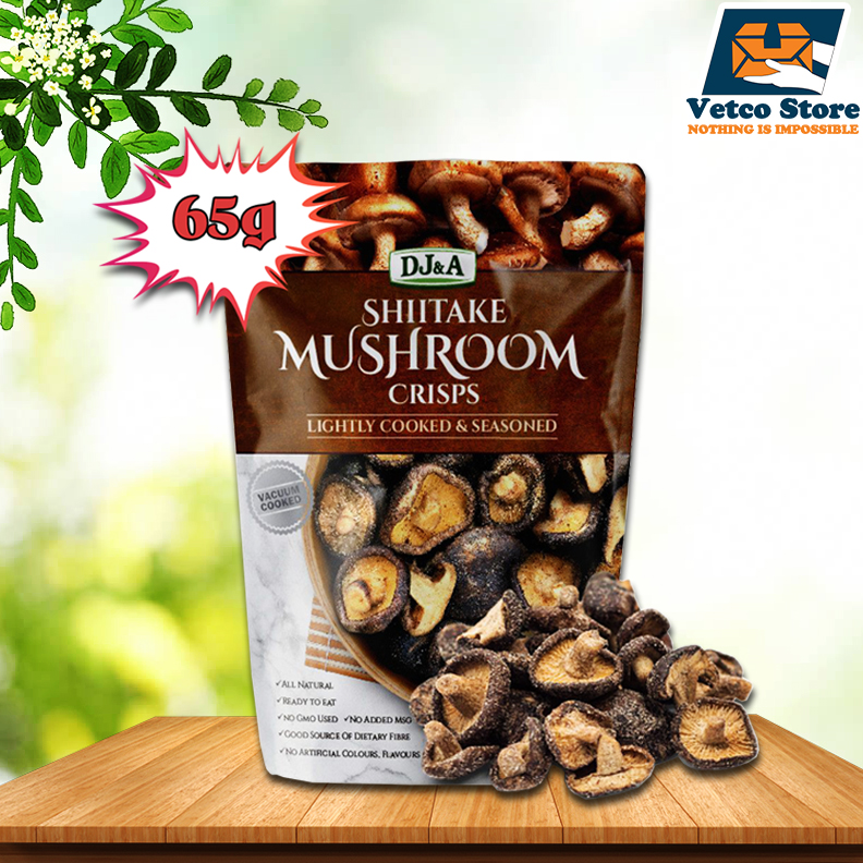 Nấm Sấy Giòn Shiitake Mushroom Crisps 65g