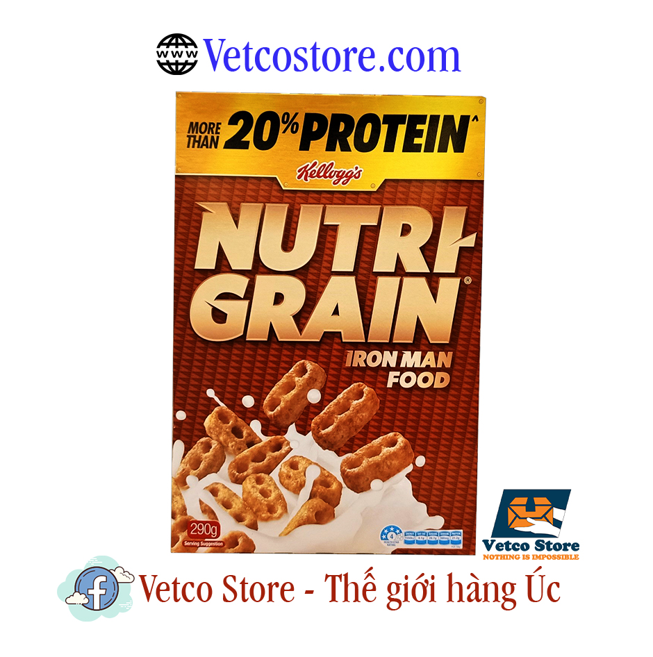 Ngũ cốc Kellogg Nutri grain 290g 4