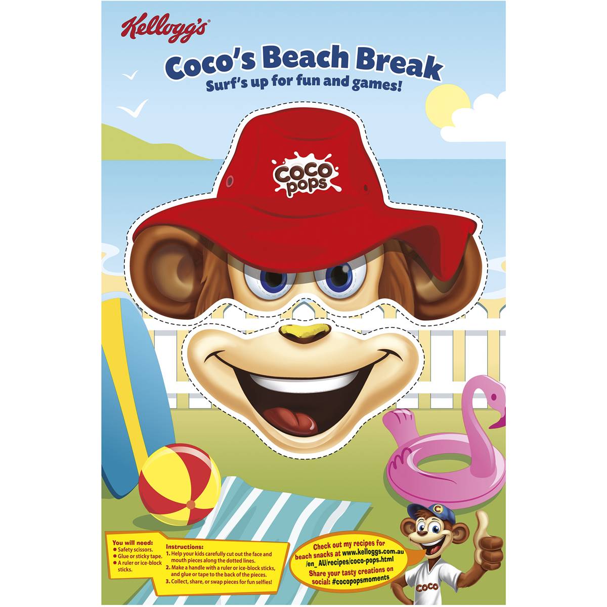 Ngũ cốc Kelloggs Coco Pops White Chocolate Flavour 350g 3