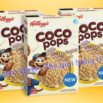 Ngũ cốc Kelloggs Coco Pops White Chocolate Flavour 350g 5