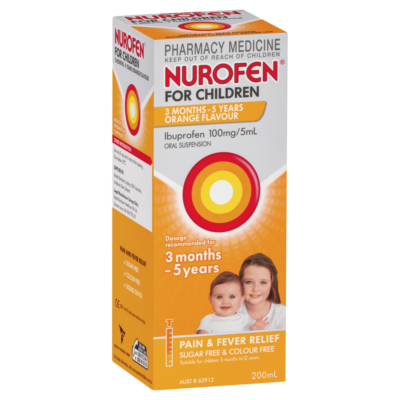 Nurofen 3 tháng đến 15 tuổi vị cam 1