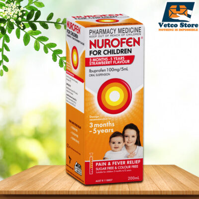 Nurofen Giảm Đau Hạ Sốt Cho Trẻ 3 tháng - 5 tuổi Vị Dâu 200ml