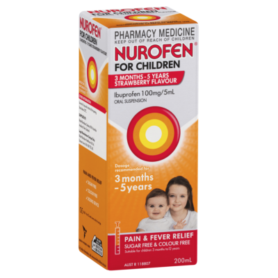 Nurofen 3 tháng đến 15 tuổi vị dâu 1