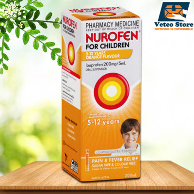 Nurofen Giảm Đau Hạ Sốt Cho Trẻ 5 - 12 tuổi Vị Cam 200ml