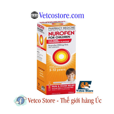 Nurofen 5 đến 12 tuổi vị dâu 2