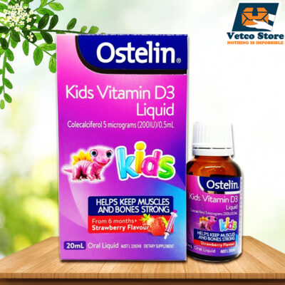 Chai bổ sung Vitamin D3 Ostelin dạng nước 20ml (6 tháng -12 tuổi)