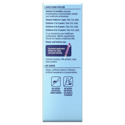 Ostelin Kids Milk Calcium and Vitamin D3 Liquid 90ml 3