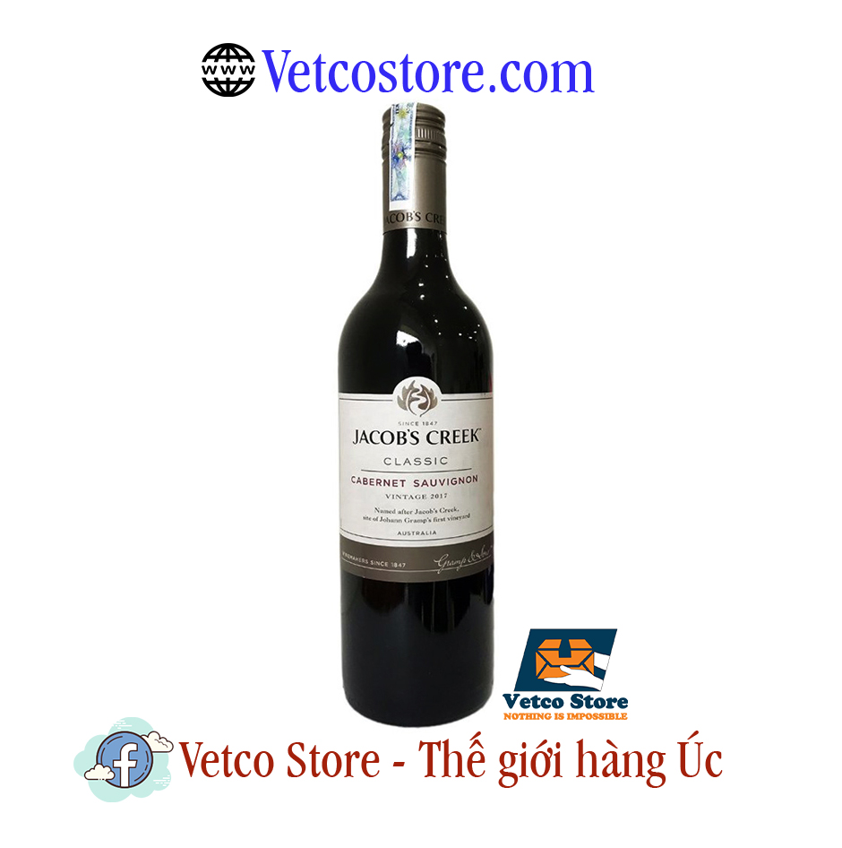 Ruou vang Jacob Classic Cabernet Sauvignon 750ml 1