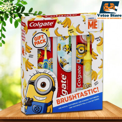 Set kem đánh răng + bàn chải Colgate cho bé