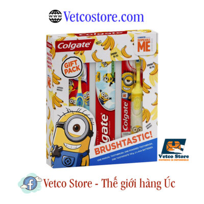 Set kem đánh răng và bàn chải Colgate cho bé 1